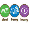 Preview for Within Without Beyond, Image 009. Seven colored ovals with simple ruins and the words “fo, muk, bhum, shui, feng, kung, liu xi”.